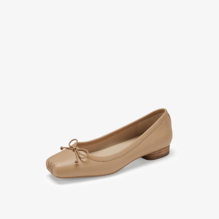 Femme Ballerines en cuir à nœuds Veralli | Chaussures Plates Chaussures Femme Chaussures Plates