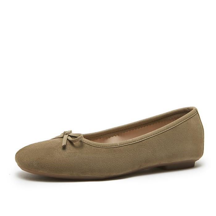 Femme Ballerines en daim à nœuds Veralli | Chaussures Plates Chaussures Femme Chaussures Plates