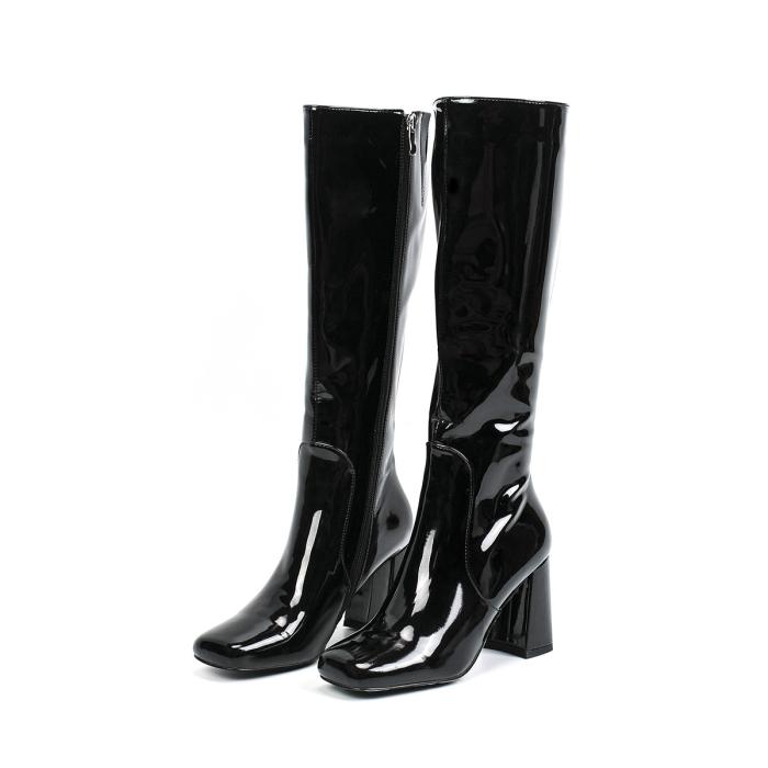 Femme Bottes en cuir verni Lauren | Bottes et Bottines Bottes et Bottines Bottes et Bottines