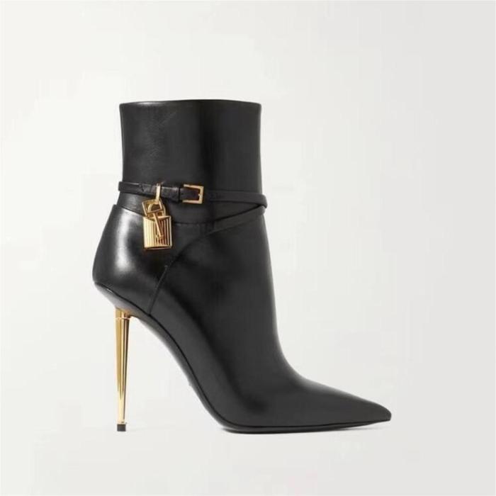 Femme Bottines en cuir à ornements Niki | Bottes et Bottines Bottes et Bottines Bottes et Bottines