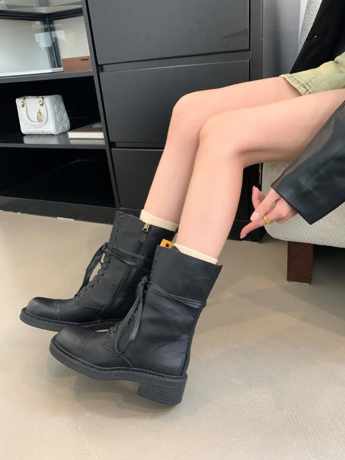 Femme Bottines en cuir texturé Lugata | Bottes et Bottines Bottes et Bottines Bottes et Bottines