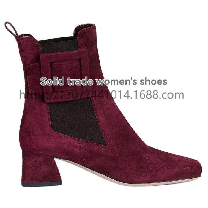 Femme Bottines en daim à boucles Tres Vivier Polly | Bottes et Bottines Bottes et Bottines Bottes et Bottines