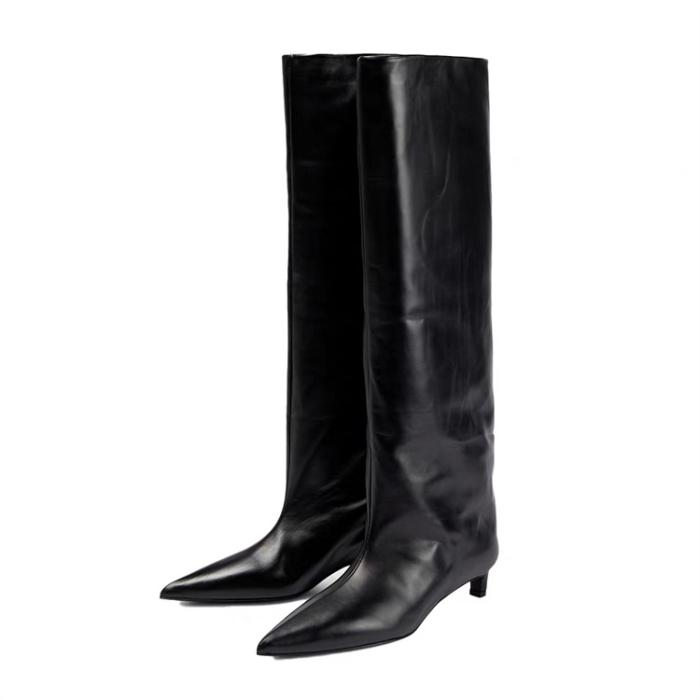 Femme Cuissardes compensées en cuir 100 | Bottes et Bottines Bottes et Bottines Bottes et Bottines