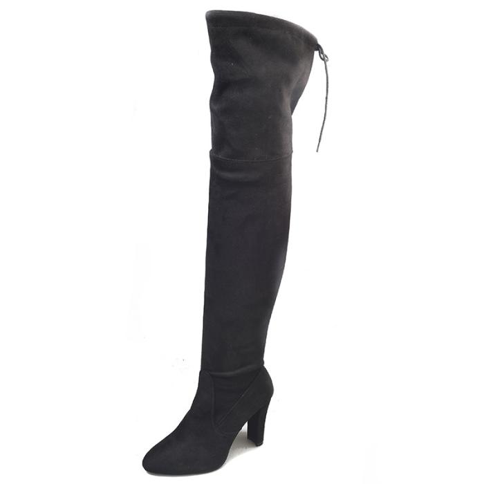 Femme Cuissardes en daim Highland | Bottes et Bottines Bottes et Bottines Bottes et Bottines