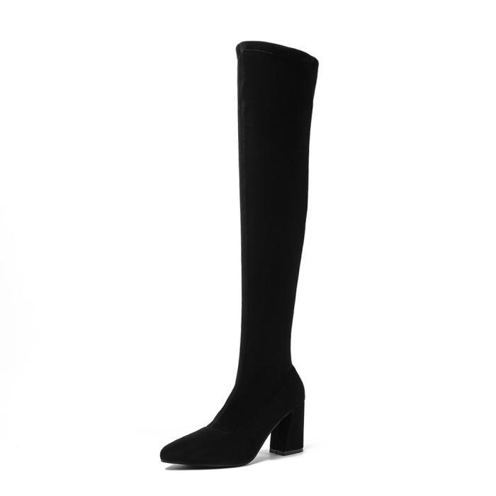 Femme Cuissardes en daim Minny | Bottes et Bottines Bottes et Bottines Bottes et Bottines