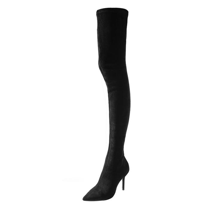 Femme Cuissardes en daim Stiletto 85 | Bottes et Bottines Bottes et Bottines Bottes et Bottines