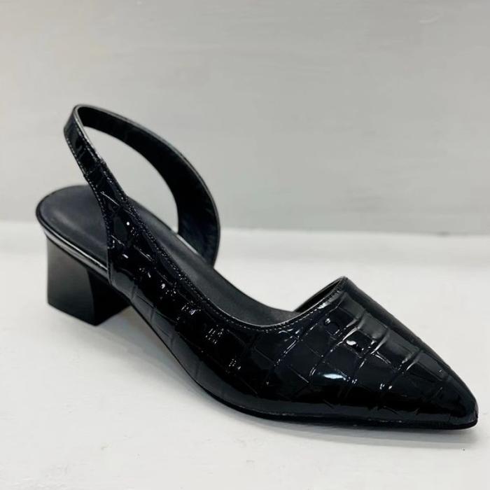 Femme Escarpins à brides arrière en cuir effet croco Ginza 35 | Escarpins Chaussures Femme Escarpins