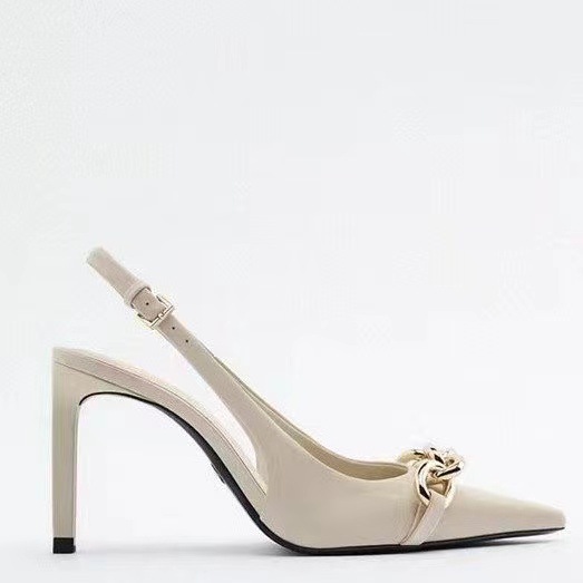 Femme Escarpins à brides arrière en cuir verni à ornement | Escarpins Chaussures Femme Escarpins