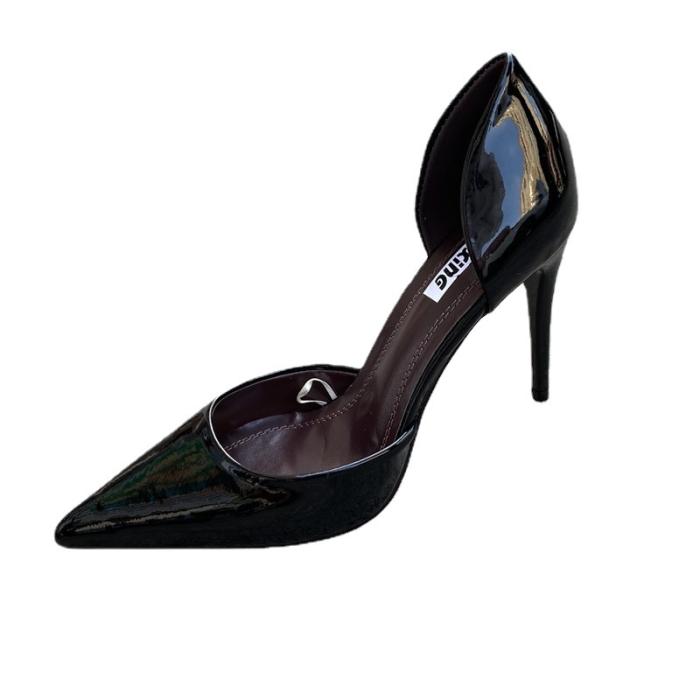 Femme Escarpins d’Orsay en cuir glacé | Escarpins Chaussures Femme Escarpins