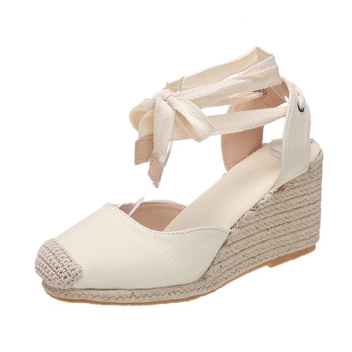 Femme Espadrilles compensées en toile Carina 80 | Sandales Chaussures Femme Femme