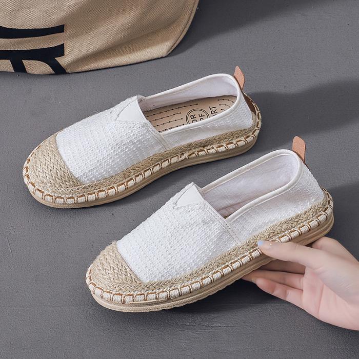 Femme Espadrilles convertibles en raphia à finitions en cuir Espadra | Chaussures Plates Chaussures Femme Chaussures Plates