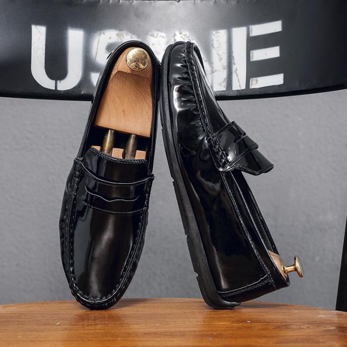 Femme Mocassins en cuir verni à logo Le Loafer | Mocassins Chaussures Femme Chaussures Plates