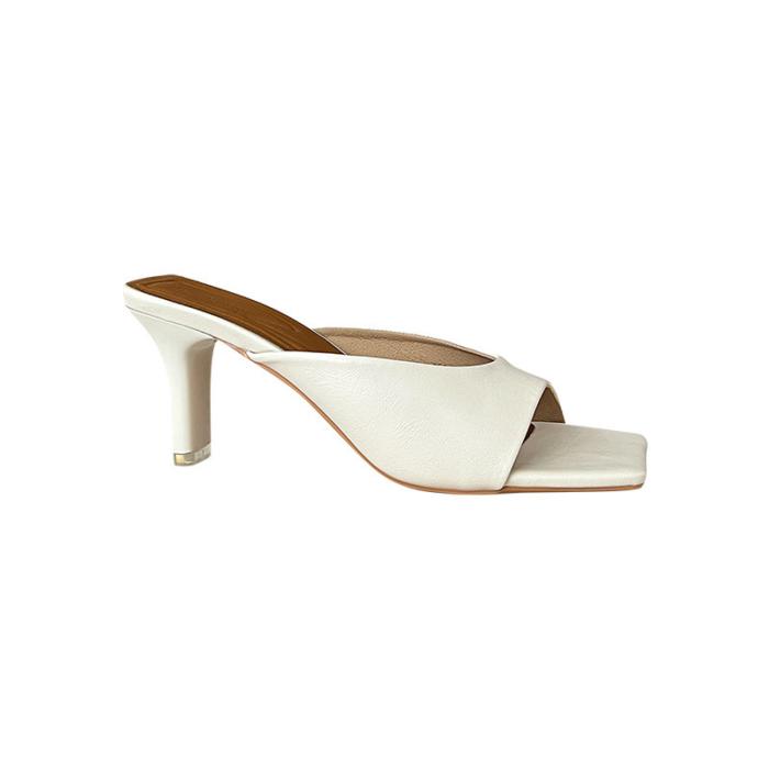 Femme Mules en résille et en cuir Alexa | Sandales Chaussures Femme Femme