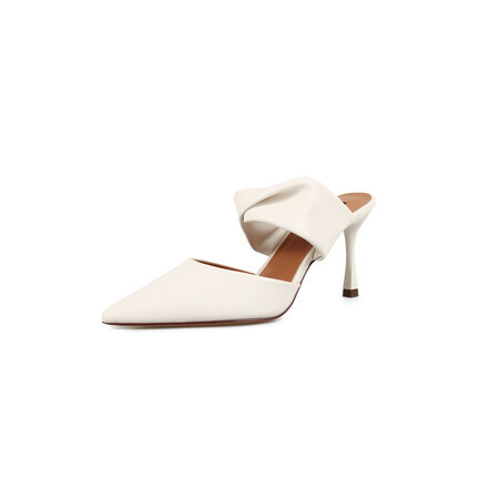 Femme Mules en satin à nœuds Barbara | Escarpins Chaussures Femme Escarpins