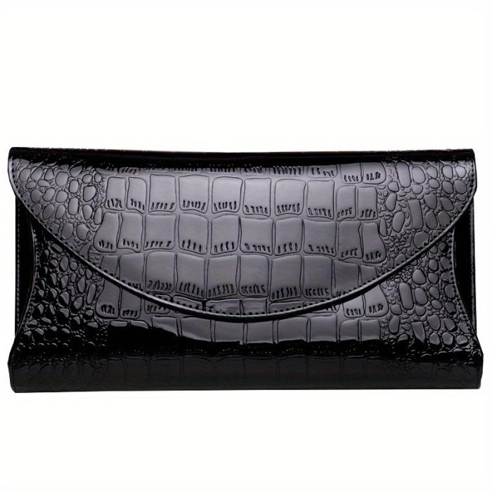 Femme Pochette en cuir effet croco T-Lock | Pochettes Pochettes Femme