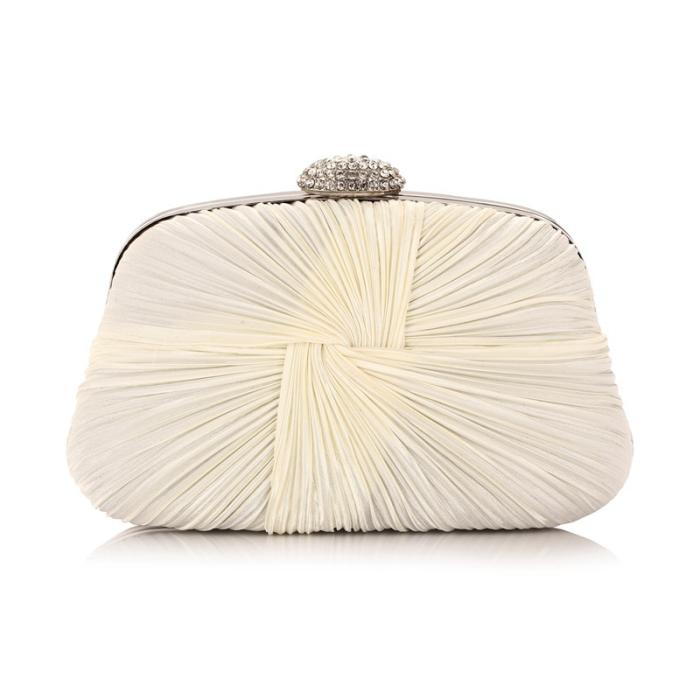 Femme Pochette en organza plissé à nœud Rayne | Pochettes Pochettes Femme