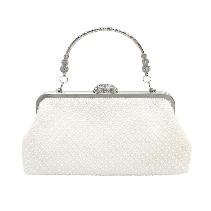 Femme Pochette en satin à cristaux et à ornements Maud Tassel | Pochettes Pochettes Femme