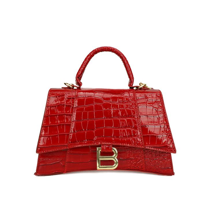 Femme Sac à main en cuir effet croco Hourglass Mini | Mini-Sacs Mini-Sacs Femme