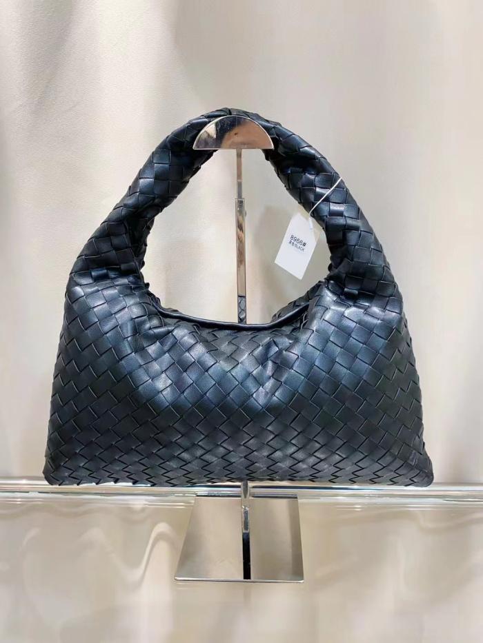 Femme Sac à main en cuir intrecciato et en jean Hop Large | Sacs Porté Épaule Sacs Femme Femme