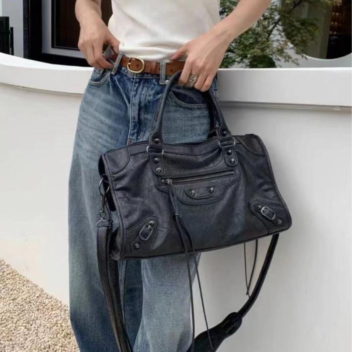 Femme Sac à main en cuir texturé à ornements Le City Small | Sacs à Main Sacs à Main Femme