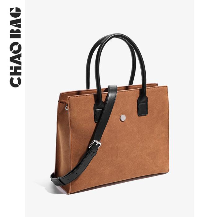 Femme Sac à main en daim à finitions en cuir Cabat Large | Sacs à Main Sacs à Main Femme