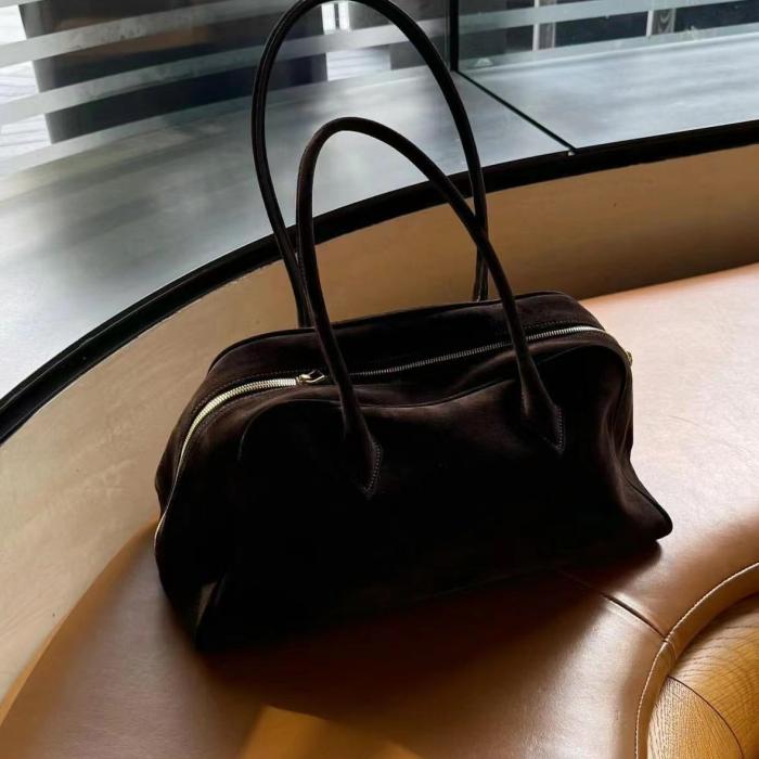 Femme Sac à main en daim à finitions en cuir Tokyo Large | Sacs à Main Sacs à Main Femme