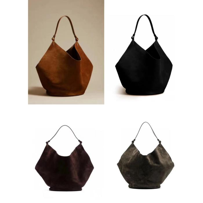 Femme Sac à main en daim Lotus Medium | Sacs à Main Sacs à Main Femme