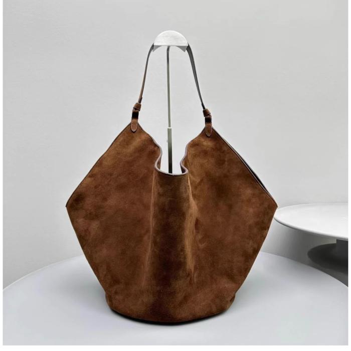 Femme Sac à main en daim Lotus Medium | Sacs à Main Sacs à Main Femme