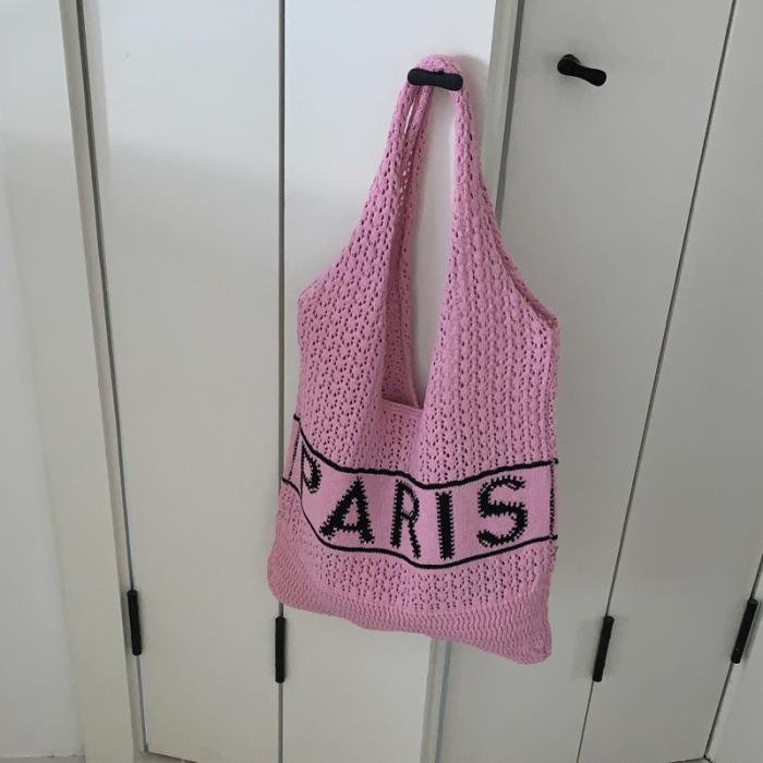 Femme Sac à main en raphia bicolore à broderies x Paula’s Ibiza | Sacs à Main Sacs à Main Femme