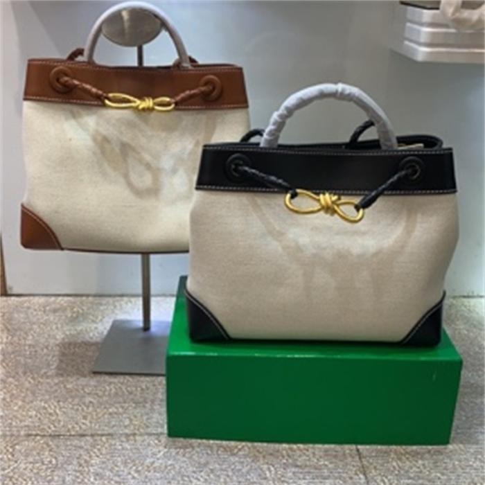 Femme Sac à main en toile et en cuir à ornement Andiamo Large | Sacs à Main Sacs à Main Femme