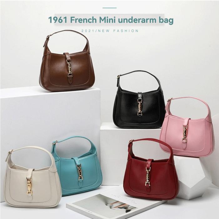 Femme Sac porté épaule en cuir verni froissé Jackie Notte Mini | Sacs de Soirée Mini-Sacs Femme