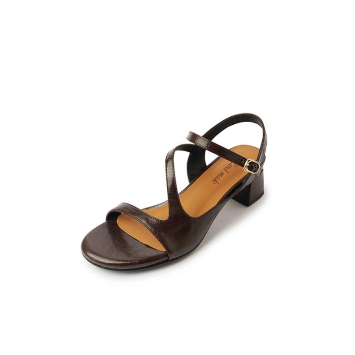 Femme Sandales en cuir métallisé Ayla | Sandales Chaussures Femme Femme