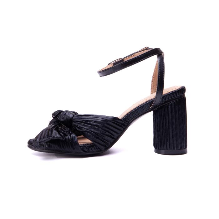 Femme Sandales en organza plissé à finitions en cuir synthétique Dahlia | Sandales Chaussures Femme Femme